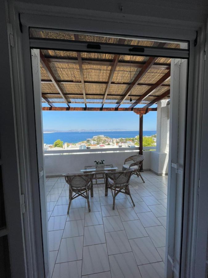 180° View To Sea Villa Vathí Exteriör bild