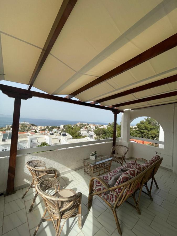 180° View To Sea Villa Vathí Exteriör bild
