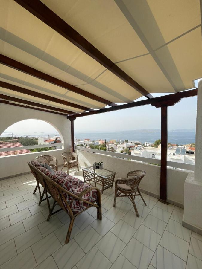 180° View To Sea Villa Vathí Exteriör bild